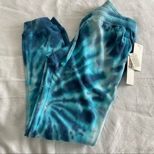 Tie dye drawstring joggers